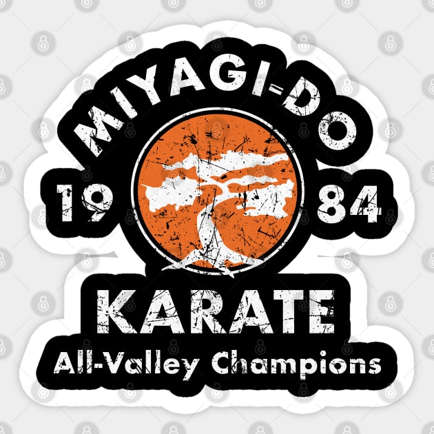 Miyagi-Do Karate Sticker by PopCultureShirts